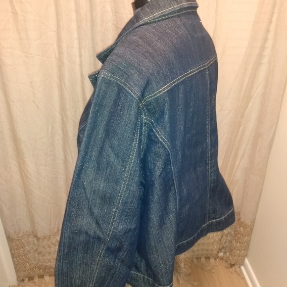 SWAK Jeans Women's Plus Denim Jacket with Stretch Size 28W - Picture 1 of 9